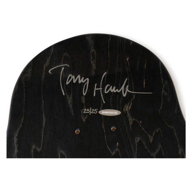 Tony Hawk Autographed Birdhouse Skull 2 Shape Skateboard Deck UDA LE 25