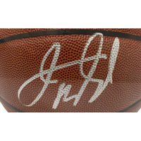 Jason Kidd Autographed Basketball w/ Case and Nameplate Steiner