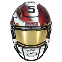 Jayden Daniels Autographed Custom Ripped Washington Commanders Speedflex Helmet Fanatics