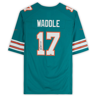 Jaylen Waddle Autographed Miami Dolphins Teal Nike Game Jersey Fanatics
