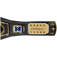 Rashid Shaheed Autographed New Orleans Saints "Geaux Saints!" Championship Title Belt Beckett