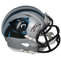 Tetairoa McMillan Autographed Carolina Panthers Speed Mini Helmet Fanatics
