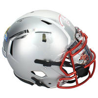 Tom Brady Autographed Patriots ECC Two Color Chrome Speed Helmet Fanatics