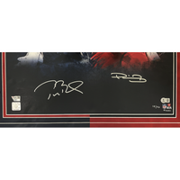 Tom Brady & Patrick Mahomes Autographed New England Patriots/Kansas City Chiefs 20 x 24 Photo Fanatics and Beckett LE 50