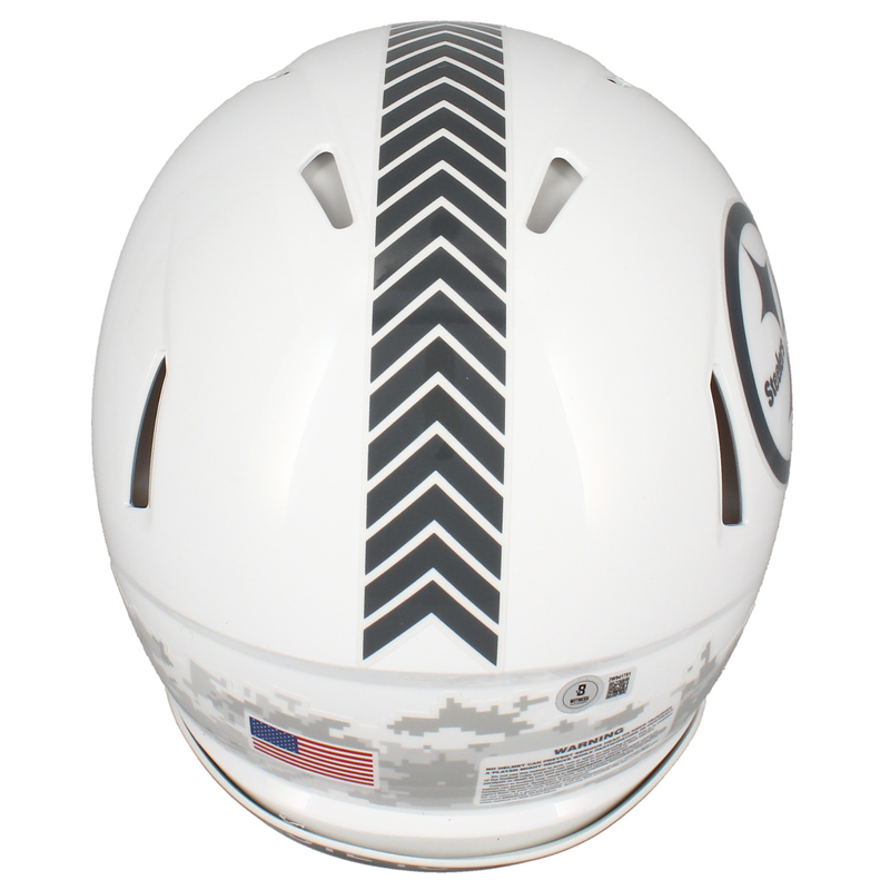 Troy Polamalu Autographed Steelers 2024 STS Speed Authentic Helmet Beckett