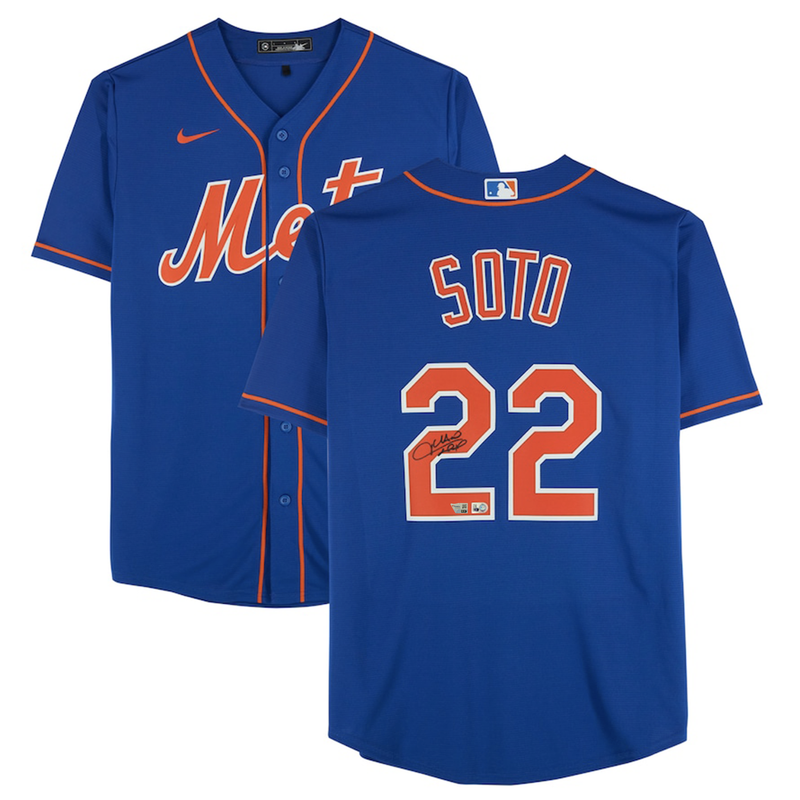 Juan Soto Autographed New York Mets Blue Nike Jersey Fanatics