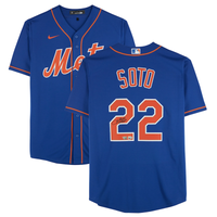Juan Soto Autographed New York Mets Blue Nike Jersey Fanatics
