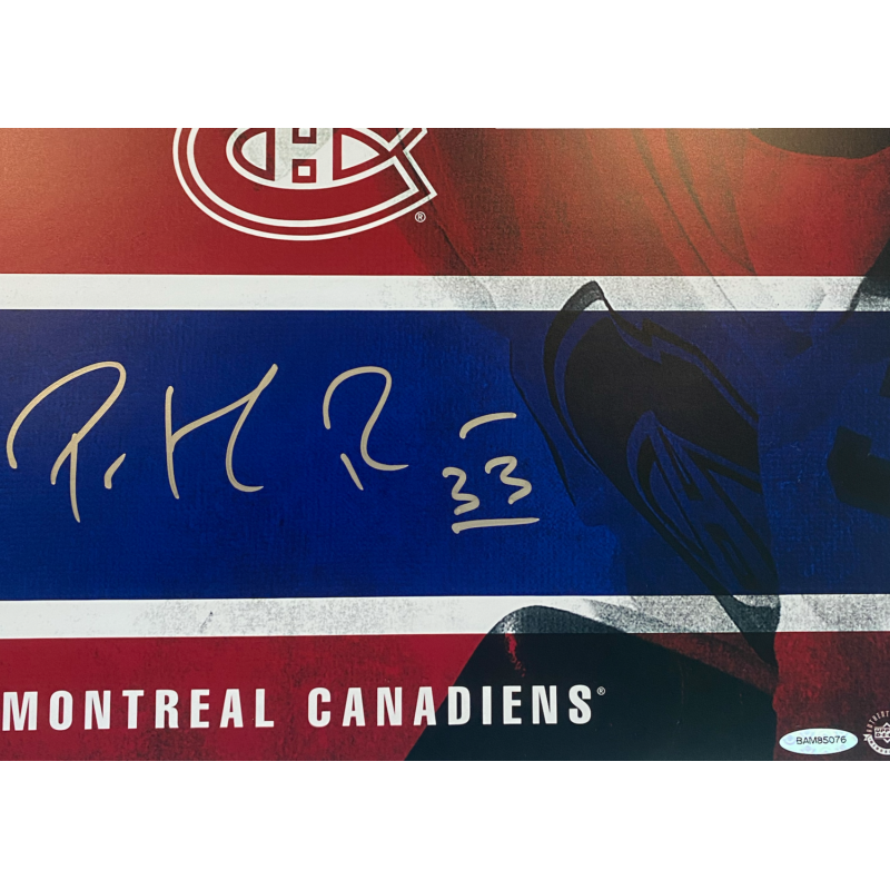 Patrick Roy Autographed Montreal Canadiens "33" 16" x 24" Photograph UDA
