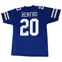 Mel Renfro of the Cowboys Autographed "HOF 96" Custom #20 Jersey Beckett