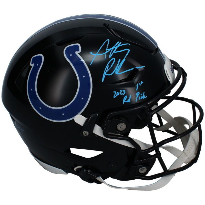 Anthony Richardson Autographed Colts Alt. Speed Flex Helmet Fanatics LE 1/25