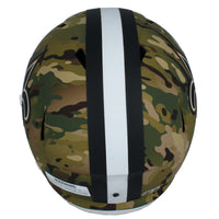 Rashid Shaheed Autographed New Orleans Saints Camo Full Size Speed Helmet Beckett