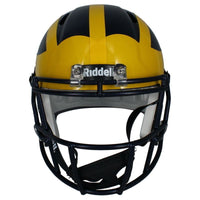 Roman Wilson Autographed Michigan Wolverines Full Size Speed Helmet Beckett