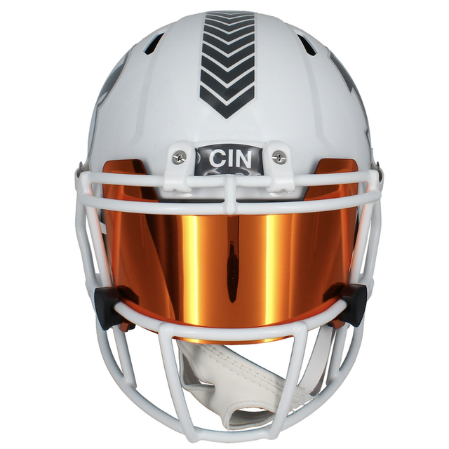 Ja'Marr Chase Autographed Bengals '2024 STS' Full Size Speed Helmet Beckett