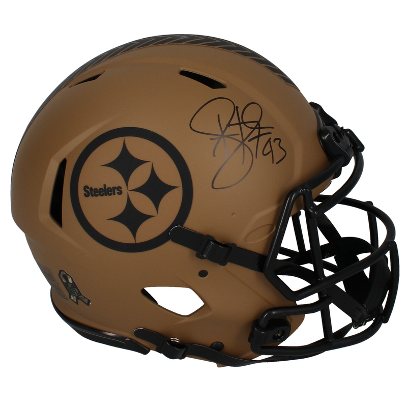 Troy Polamalu Autographed Steelers 2023 STS Speed Authentic Helmet Beckett