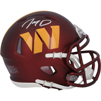 Jayden Daniels Autographed Washington Commanders Mini Speed Helmet Fanatics