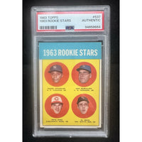 1963 TOPPS #537 1963 ROOKIE STARS ROOKIE RC PSA AUTHENTIC