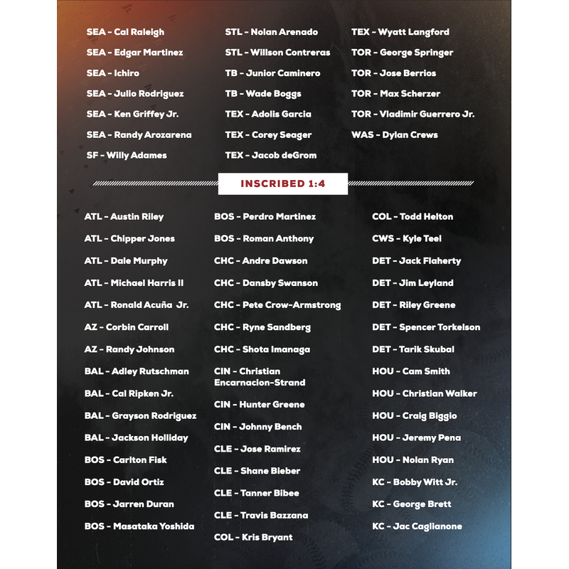 2025 MLB Under Wraps Autographed Baseball (Babe Ruth, Ohtani, Judge) Fanatics