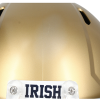Lou Holtz Autographed Notre Dame "Play Like A Champion" Full Size Helmet Fanatics