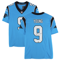 Bryce Young Autographed Carolina Panthers Nike Fuse Blue Limited Jersey Fanatics