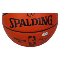 Dominique Wilkins Autographed / Inscribed Spalding I/O Basketball Beckett