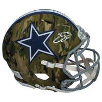 Emmitt Smith Autographed Cowboys Speed Camo Authentic Helmet Beckett