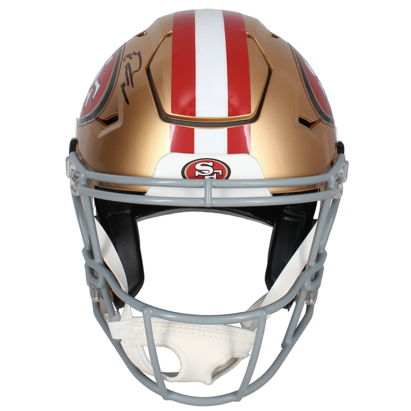 George Kittle Autographed San Francisco 49ers Speedflex Helmet Beckett
