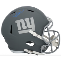 Abdul Carter Autographed New York Giants Slate Speed Full Size Helmet Fanatics