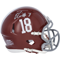 Eli Ricks Autographed Alabama Crimson Tide Mini Speed Helmet Fanatics