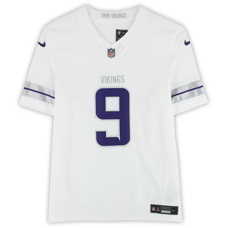 J.J. McCarthy Autographed Minnesota Vikings White Limited Jersey Fanatics