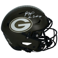 Brett Favre Autographed "Gunslinger" Packers STS Speed Flex Helmet Beckett