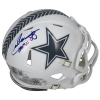 Drew Pearson Autographed "HOF 21" Dallas Cowboys STS Mini Speed Helmet Beckett