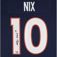 Bo Nix Autographed Denver Broncos Navy Limited Jersey Fanatics