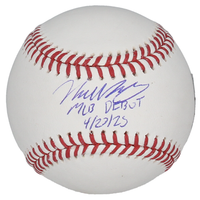 Nick Kurtz Autographed "MLB Debut 4.3.25" Official MLB Baseball Fanatics
