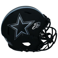 Emmitt Smith Autographed Dallas Cowboys Speed Eclipse Authentic Helmet Beckett