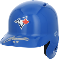 Vladimir Guerrero Jr. Autographed Toronto Blue Jays Mini Batting Helmet Fanatics