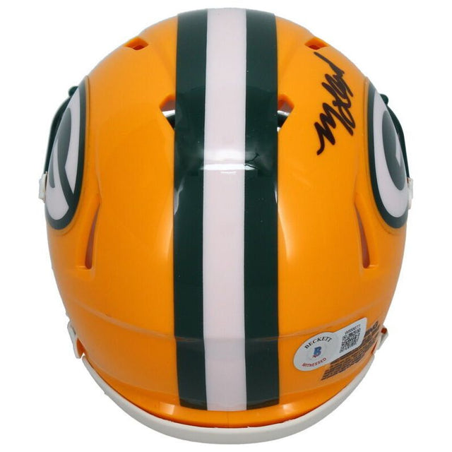 MarShawn Lloyd Autographed Green Bay Packers Mini Speed Helmet Beckett