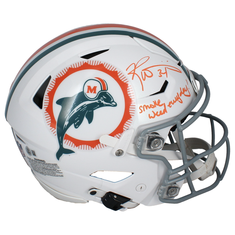 Ricky Williams Autographed / Inscribed Miami Dolphins Speedflex Helmet Beckett