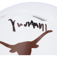 Xavier Worthy Autographed Texas Longhorns Mini Speed Helmet Fanatics