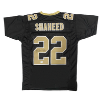 Rashid Shaheed of the New Orleans Saints Autographed Custom Black Jersey Beckett