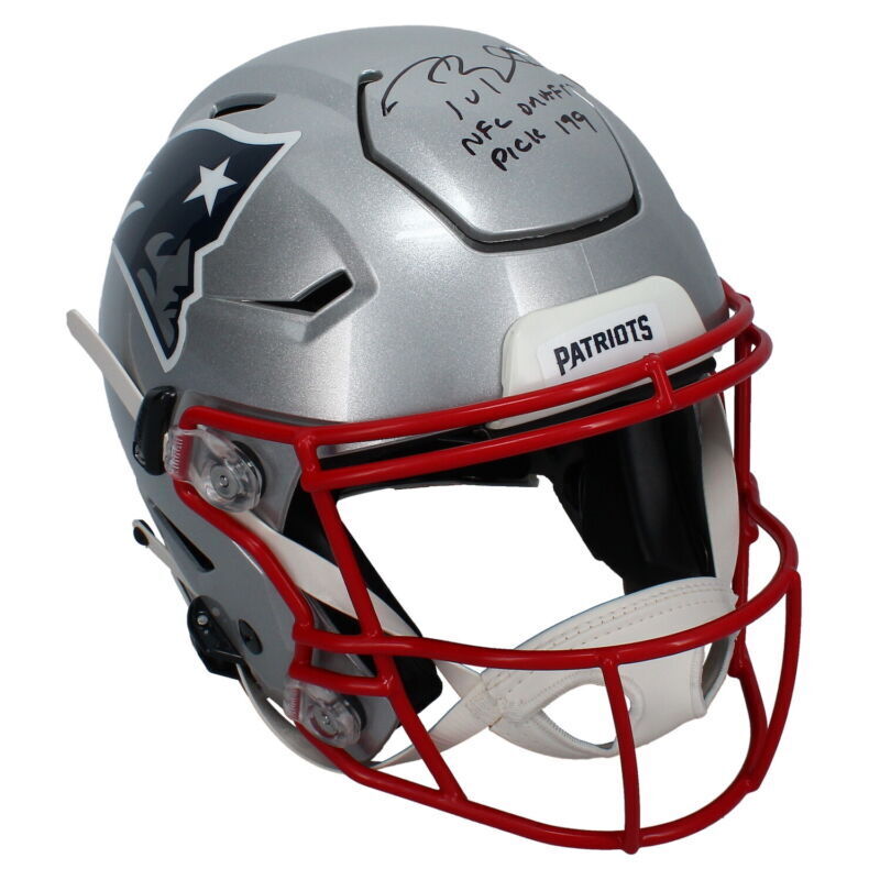 Tom Brady Autographed "NFL Draft Pick 199" Speed Flex Helmet Fanatics LE 12/50