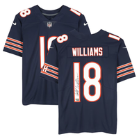 Caleb Williams Autographed Chicago Bears Nike Limited Navy Jersey Fanatics