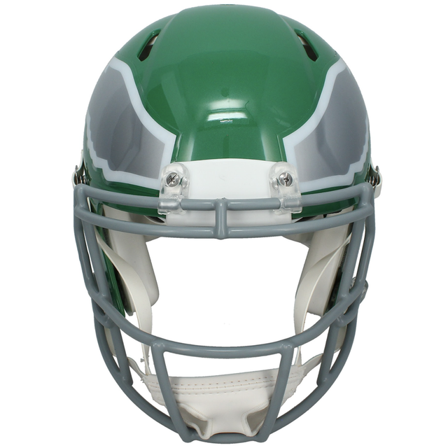 Jalen Hurts Autographed Philadelphia Eagles Kelly Green Alternate Speed Authentic Helmet Fanatics