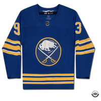 Matt Savoie Autographed Authentic Buffalo Sabres Adidas Royal Jersey UDA