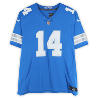 Amon-Ra St. Brown Autographed Lions Blue Nike F.U.S.E. Limited Jersey Fanatics