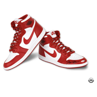 Michael Jordan Autographed Nike 1 Retro 1985 New Beginnings Shoes UDA