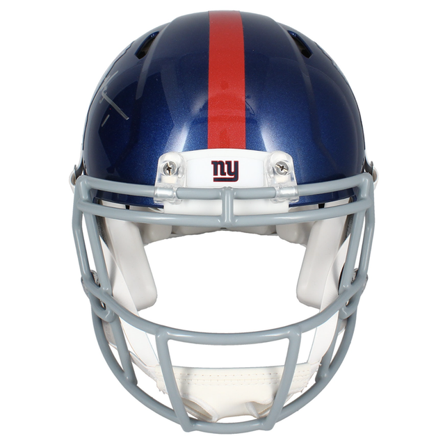 Malik Nabers Autographed New York Giants 100 Seasons Logo Speed Authentic Helmet Fanatics