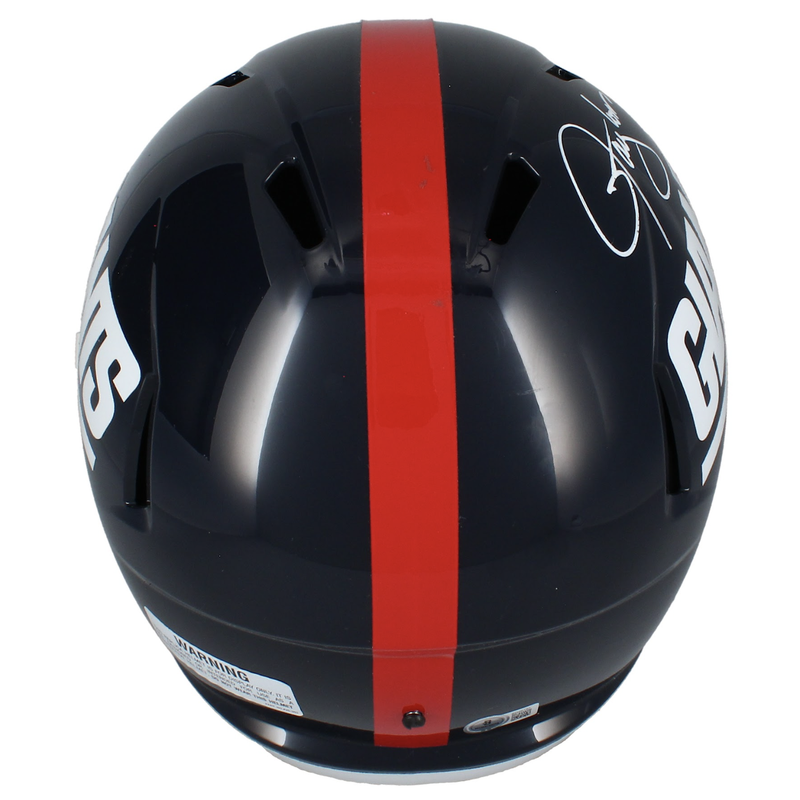 Lawrence Taylor Autographed New York GIants Throwback Full Size Speed Helmet Beckett