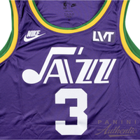 Keyonte George Autographed Utah Jazz Purple Nike Swingman Jersey Panini
