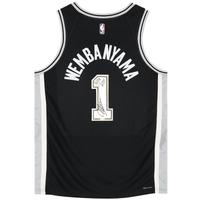 Victor Wembanyama Autographed "2024 ROY" San Antonio Spurs Black Icon Ed. Jersey Fanatics