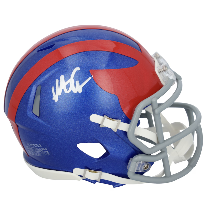 Abdul Carter Autographed New York Giants 2024 Alternate Speed Mini Helmet Fanatics
